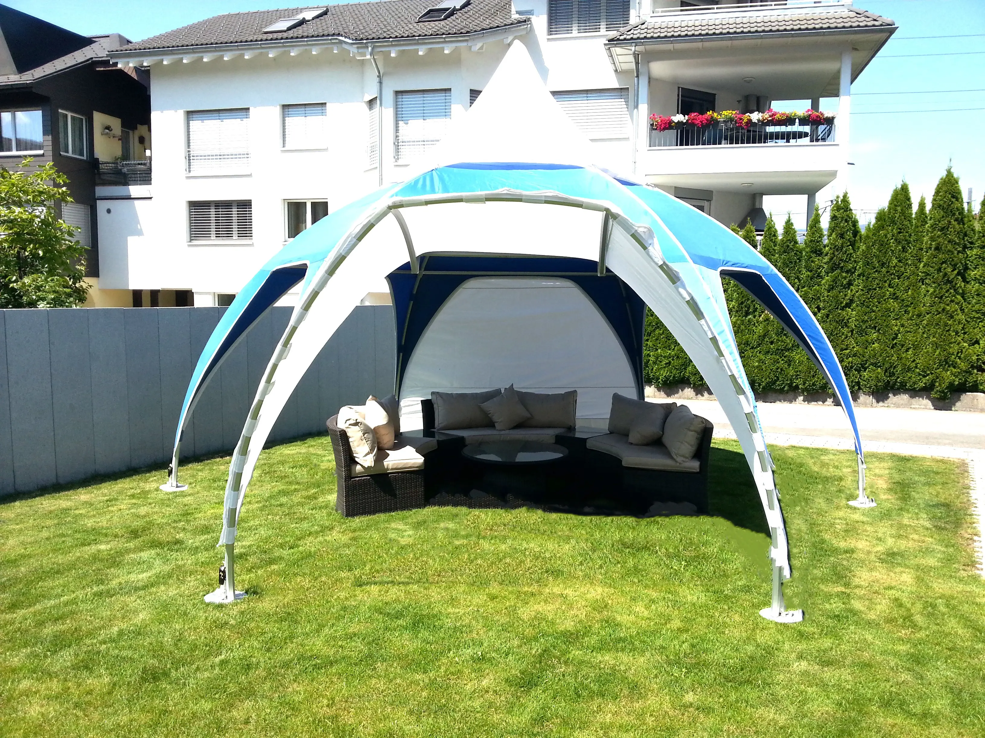 Domezelt  6x6m